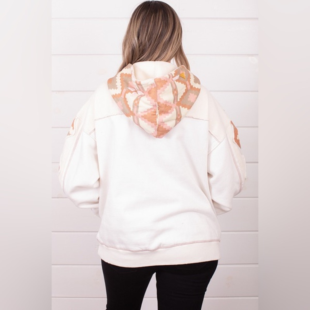 🎉LAST PIECE🎉FREE PEOPLE Nordic It's A Vibe Hoodie - Picture 10 of 13